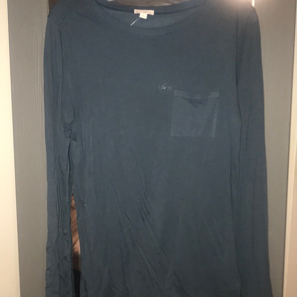 Navy long sleeve gap body shirt - Picture 1 of 2